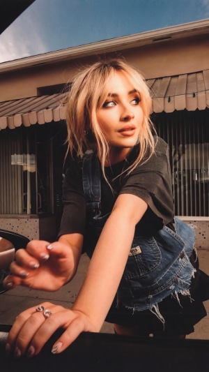 Sabrina Carpenter in a photoshoot