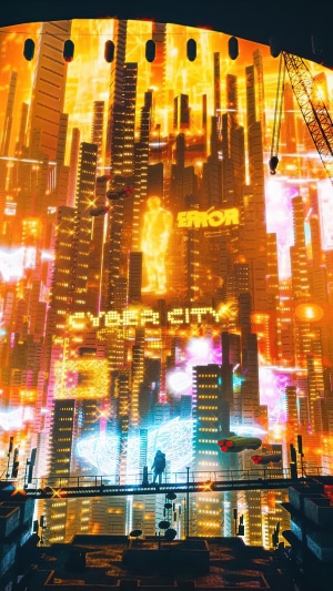 Cyber City with Error message