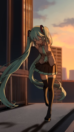 Hatsune Miku from Vocaloid