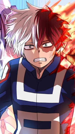 Shoto Todoroki from My Hero Academia