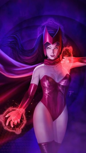 Scarlet Witch from Wanda Vision