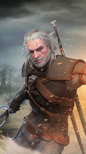Geralt of Rivia from The Witcher 3