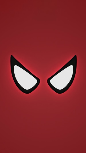 Minimalist Spiderman Eyes Artwork