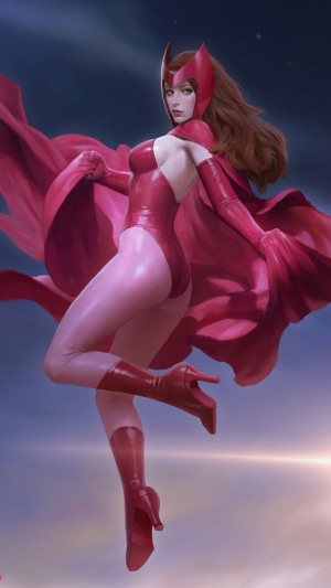 Scarlet Witch from Wanda Vision 4K