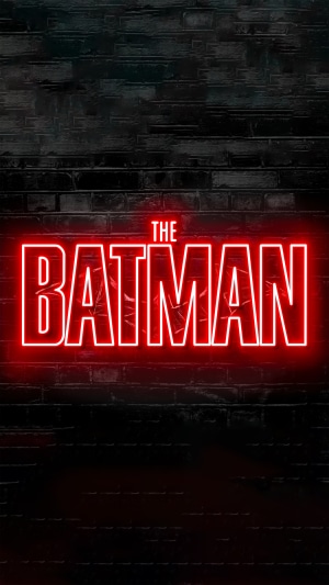 The Batman Neon Logo