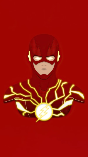 The Flash minimalist digital art