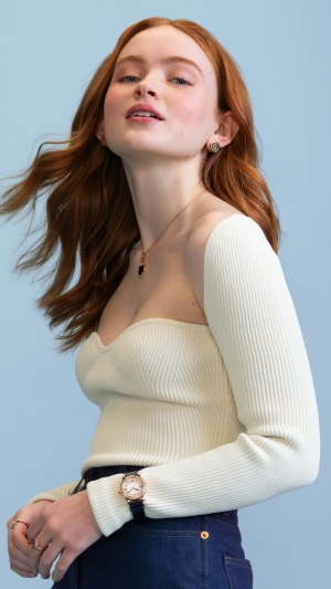 Sadie Sink in a photoshoot 4K
