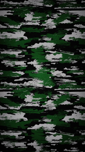 Green, Black, and White Camouflage Pattern 4K