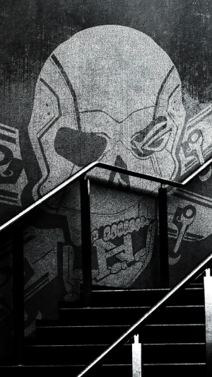 Republic of Gamers Asus Skull Mural 4K