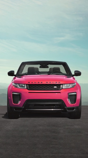 Pink Range Rover Evoque Convertible 4K