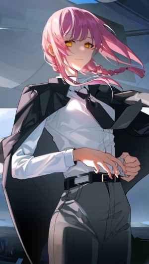 Makima from Chainsaw Man Anime Girl Artwork