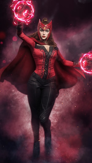 Scarlet Witch from Wanda Vision 4K