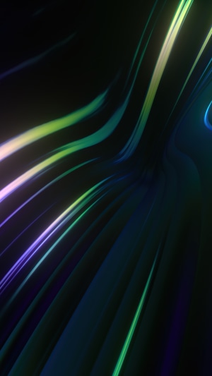 Abstract digital art with glowing lines