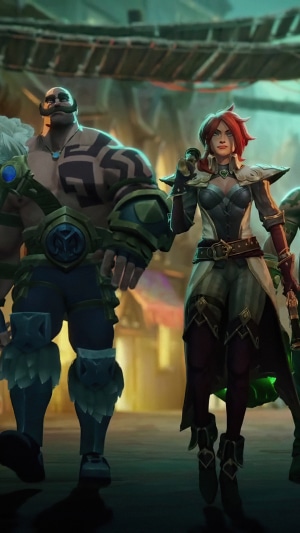 Braum and Miss Fortune from League of Legends