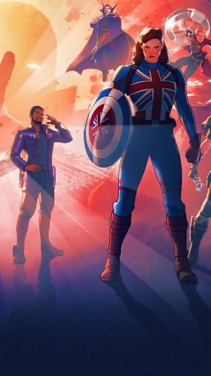 Captain Carter and Black Panther from What If...?