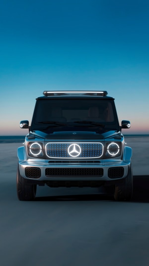 Mercedes-Benz Concept EQG electric car front view