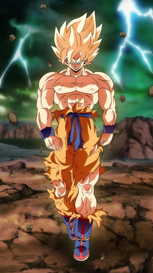 Goku Super Saiyan from Dragon Ball 4K