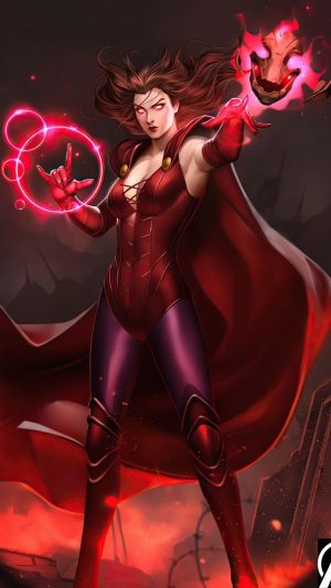 Scarlet Witch from Wanda Vision 4K