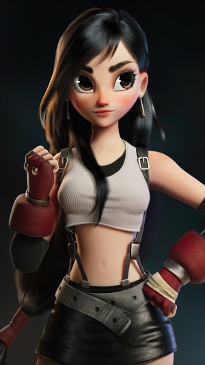 Tifa Lockhart from Final Fantasy VII 4K