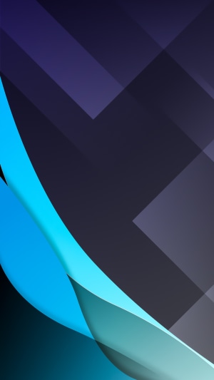 Abstract geometric shapes with blue wave overlay