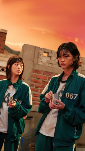 Two women from Squid Game