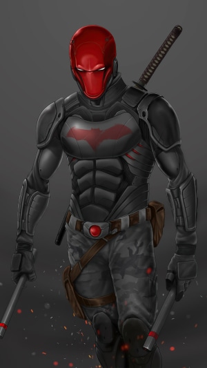 Red Hood from DC Comics artwork