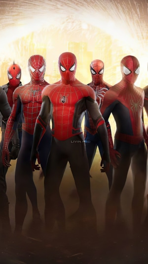 Multiple Spider-Men from Artwork