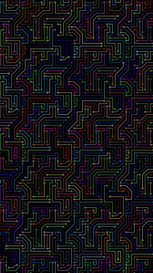 Abstract circuit board pattern 4K