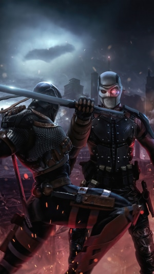 Deathstroke and Deadshot from DC Comics