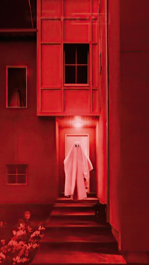 Ghost in a house