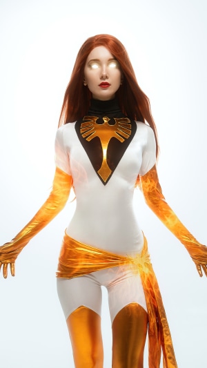 Jean Grey from X-Men cosplay 4K