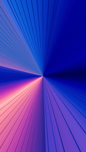 Abstract digital art with converging lines