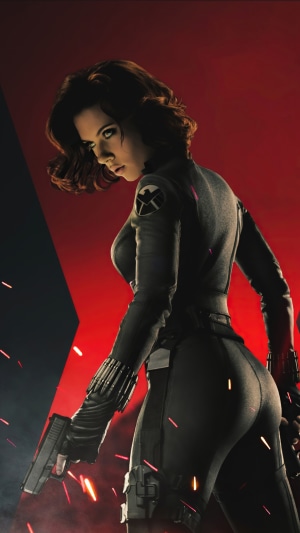 Black Widow from Marvel artwork