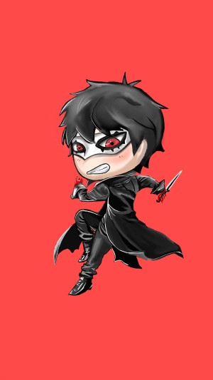 Joker from Persona 5 Chibi Artwork