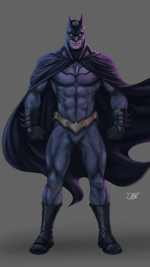 Batman from DC Comics, digital artwork