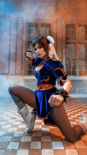 Chun-Li from Street Fighter V cosplay