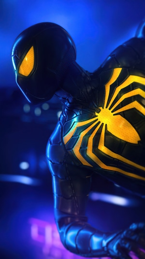 Spider-Man in Black and Yellow Suit