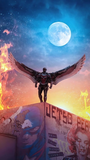 The Falcon from The Falcon and The Winter Soldier 4K