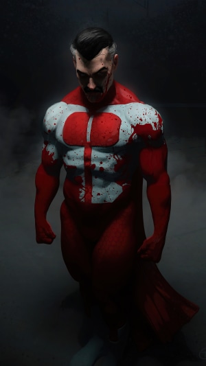 Omni-Man from Invincible in 4K Art