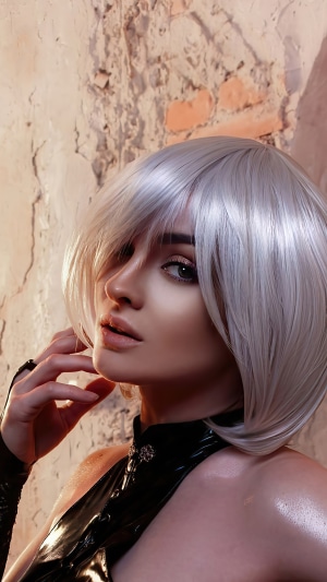 Cosplay of 2B from Nier: Automata