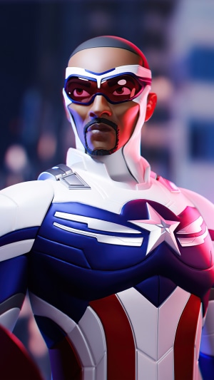Sam Wilson as Captain America from The Falcon and The Winter Soldier
