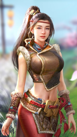 Fantasy warrior artwork by artist