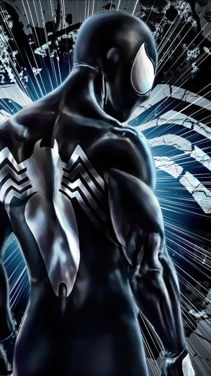 Black Spiderman artwork 4K