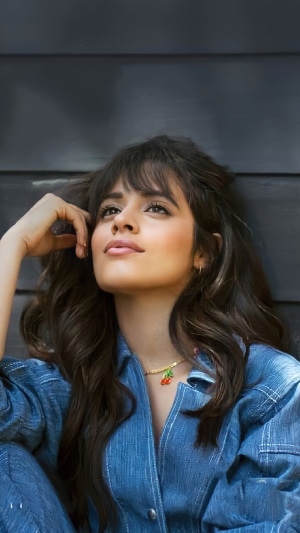 Camila Cabello wearing a denim outfit