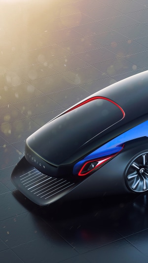 Rolls Royce Exterion concept car rear view