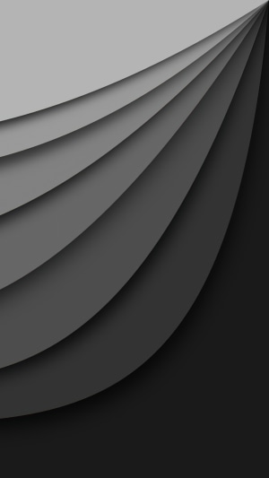Abstract layered shapes in grayscale 4K