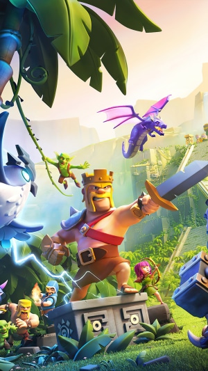 Clash of Clans Characters and Creatures in Action