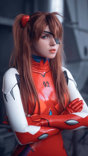 Asuka Langley Soryu from Neon Genesis Evangelion Cosplay