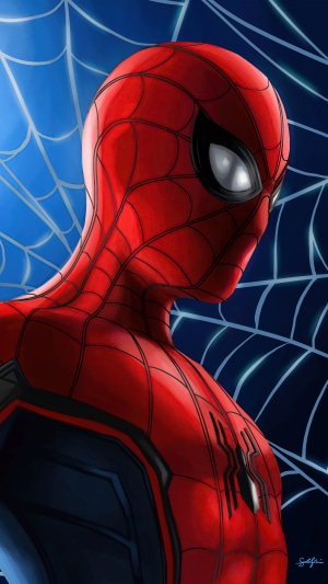Spider-Man artwork by Safai