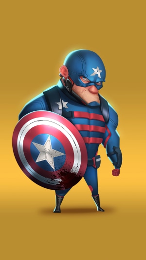 Captain America from Marvel artwork
